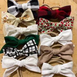 Nylon Christmas Bows